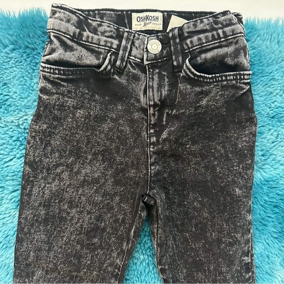 OshKosh B'gosh Black Denim Kids Jeans Size 5 Girls - Picture 2 of 13